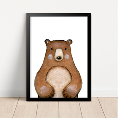 KIT 3 QUADROS ANIMAIS DO BOSQUE 1 - La Artes Quadros e Decor