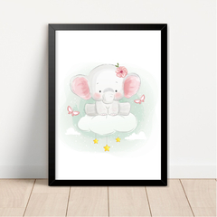 KIT 3 QUADROS ELEFANTINHA - La Artes Quadros e Decor