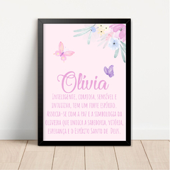 Imagem do KIT 3 QUADROS FLORAL OLIVIA