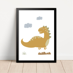 KIT 3 QUADROS DINOSSAUROS MENINO - La Artes Quadros e Decor