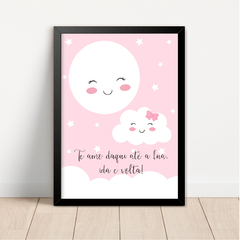 KIT 3 QUADROS MARIA JULIA NUVEM - La Artes Quadros e Decor