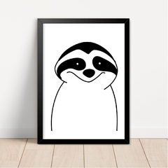 KIT 3 QUADROS ANIMAIS PRETO E BRANCO 2 - La Artes Quadros e Decor