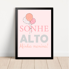KIT 3 QUADROS BALÕES CECÍLIA - La Artes Quadros e Decor