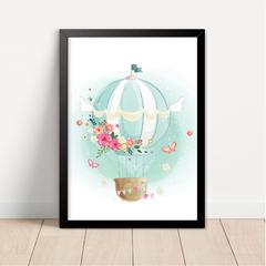KIT 3 QUADROS BALÕES MENINA - La Artes Quadros e Decor