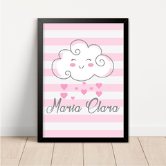 KIT 3 QUADROS MARIA CLARA NUVEM - loja online