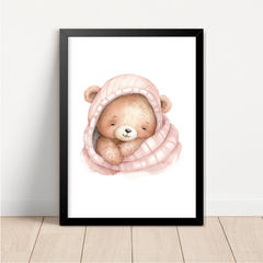 KIT 3 QUADROS URSA AQUARELA - loja online