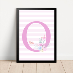 KIT 3 QUADROS FLORAL OLIVIA