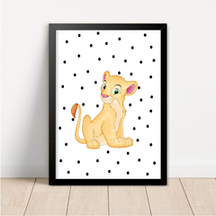 Kit 3 Quadros REI LEÃO NALA - loja online