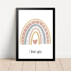 KIT 3 QUADROS BOHO AQUARELA - loja online