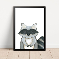KIT 3 QUADROS ANIMAIS DO BOSQUE 1 - loja online