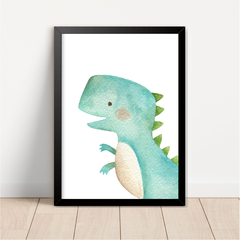 Imagem do KIT 3 QUADROS DINOSSAUROS AQUARELA