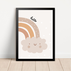 Imagem do KIT 3 QUADROS BOHO URSO