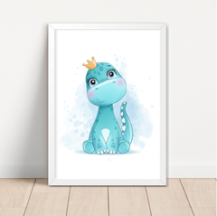 KIT 3 QUADROS DINOSSAUROS BABY - loja online