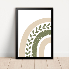 Imagem do KIT 3 QUADROS BOHO MONTANHA VERDE