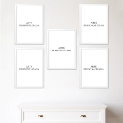 KIT 5 QUADROS PERSONALIZADO na internet