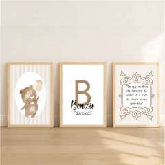 KIT 3 QUADROS BENÍCIO RETRÔ - comprar online