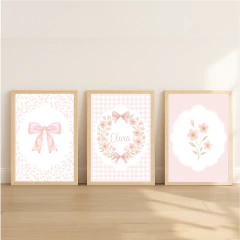KIT 3 QUADROS IDENTIDADE VISUAL CLARA - comprar online
