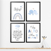 KIT 4 QUADROS BOHO GABRIEL