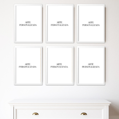 KIT 6 QUADROS PERSONALIZADOS - comprar online