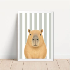 KIT 3 QUADROS CAPIVARA - loja online