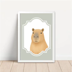 KIT 3 QUADROS CAPIVARA