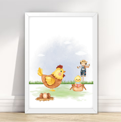 KIT 3 QUADROS FAZENDINHA - La Artes Quadros e Decor
