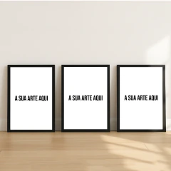 KIT 3 QUADROS PERSONALIZADOS - comprar online