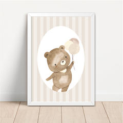 KIT 3 QUADROS MÃE URSO RETRÔ - loja online
