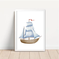 KIT 3 QUADROS MARINHEIRO LEONARDO - loja online