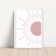 KIT 3 QUADROS BOHO ROSE - loja online