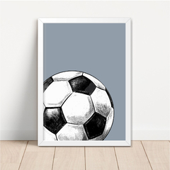 KIT 3 QUADROS FUTEBOL VINTAGE - La Artes Quadros e Decor