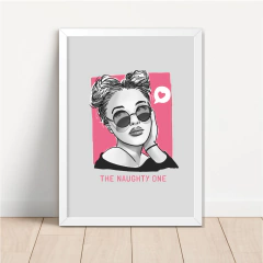 KIT 3 QUADROS GAROTA E O PUG