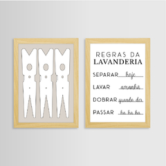 2 QUADROS LAVANDERIA na internet
