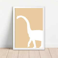 KIT 3 QUADROS DINOSSAUROS SILHUETA - comprar online