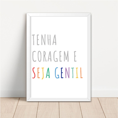 Imagem do KIT 3 QUADROS ARCO ÍRIS TENHA CORAGEM