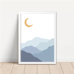 Imagem do KIT 3 QUADROS BOHO AZUL