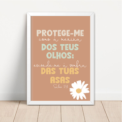 KIT 3 QUADROS MARGARIDAS MARIA versículo