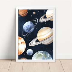 Imagem do KIT 3 QUADROS GALÁXIA ASTRONAUTA