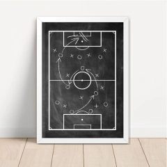 KIT 3 QUADROS FUTEBOL LOUSA