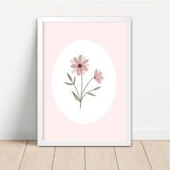 KIT 3 QUADROS FLORAL RETRÔ - comprar online