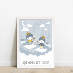 QUADRO DOIS IRMÃOS GÊMEOS