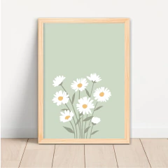 KIT 3 QUADROS MARGARIDAS MARIA versículo - comprar online