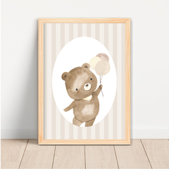 KIT 3 QUADROS MÃE URSO RETRÔ - comprar online