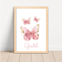 KIT 3 QUADROS FLORAL SIENNA - comprar online