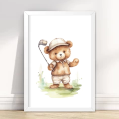 KIT 6 QUADROS URSOS ESPORTIVOS na internet