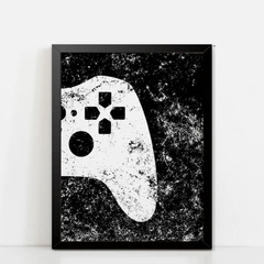 2 QUADROS CONTROLE GAME PRETO E BRANCO na internet