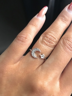 Anillo luna y Estrella - comprar online