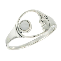 Anillo luna con nácar - comprar online