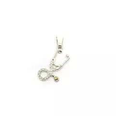 Dije estetoscopio con piedras - comprar online