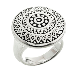 Anillo inflado tipo mandala
